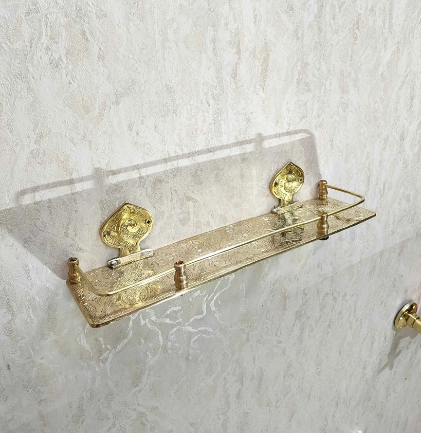 Brass Bathroom Shelf - Image 2