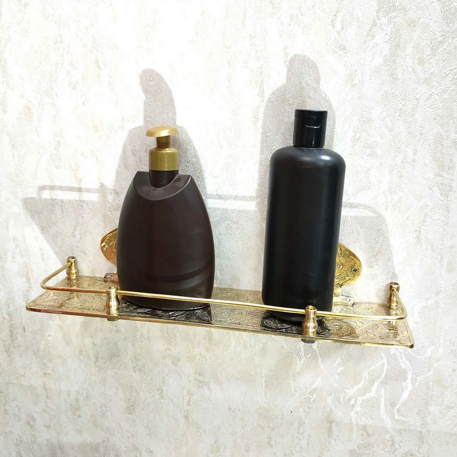 Brass Bathroom Shelf - Image 3