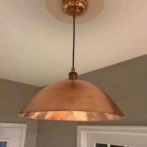 Solid Copper Pendant Light (Hammered Copper Pendant ligh)
