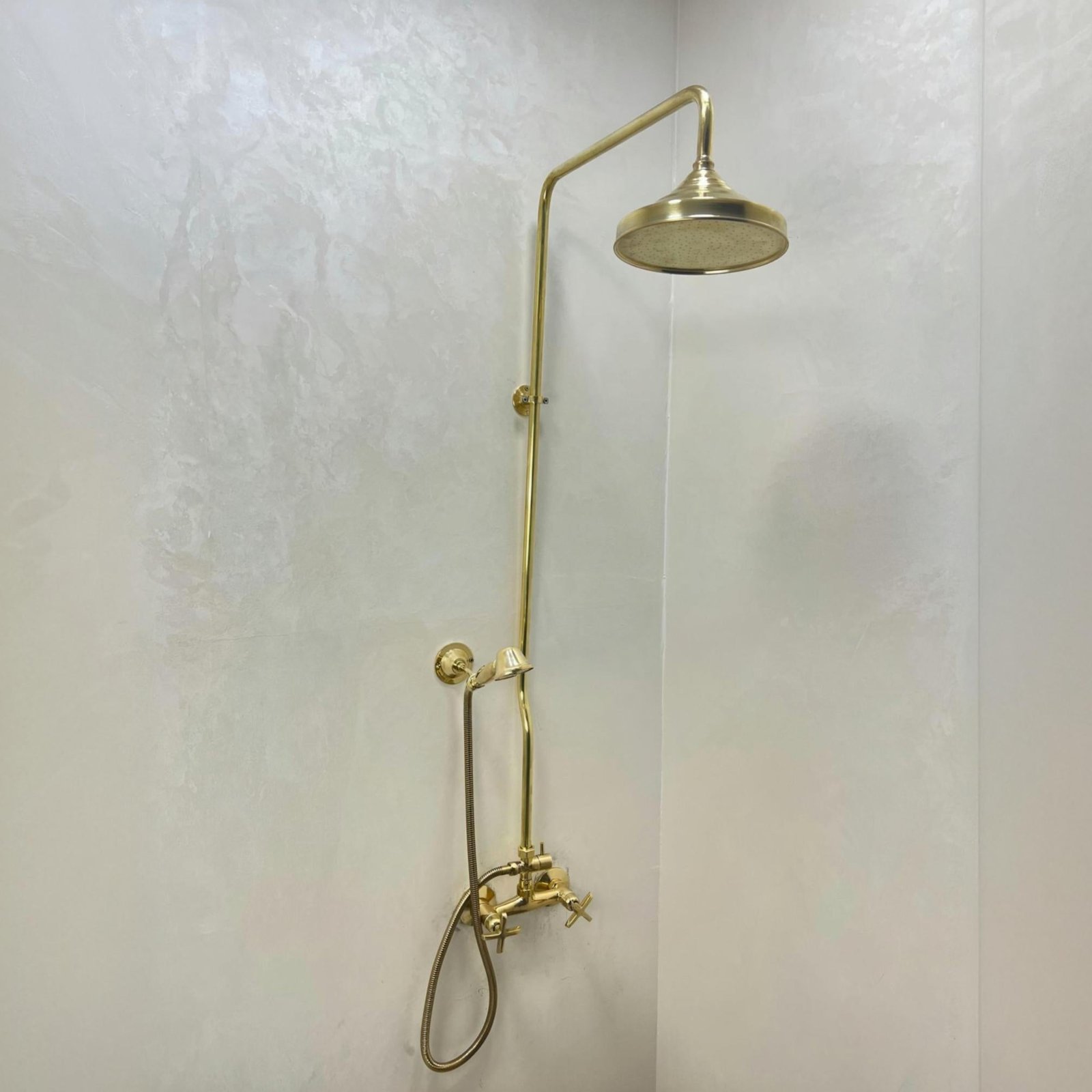 Unlacquered Brass Rain Shower - Image 4