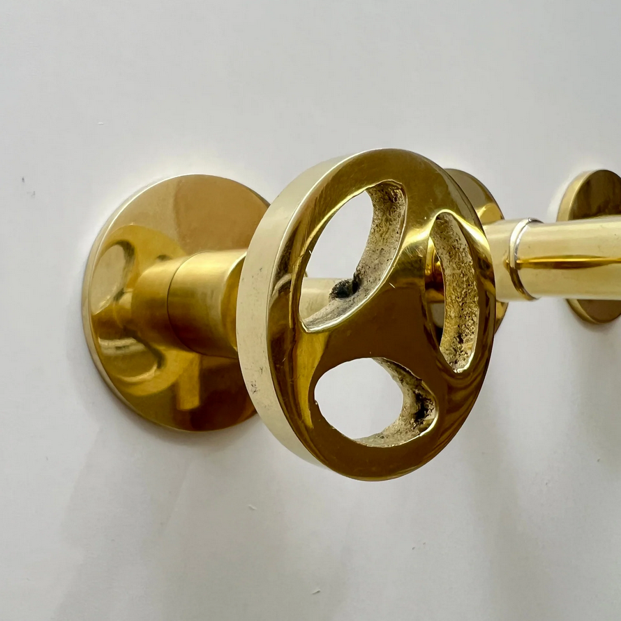 Unlacquered Brass Wall Mount Faucet - Image 4