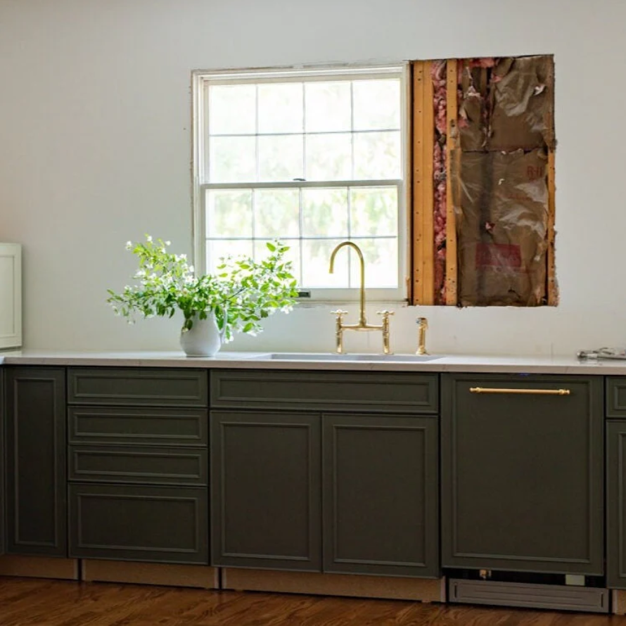 Unlacquered Natural Brass Kitchen Faucet - Image 2